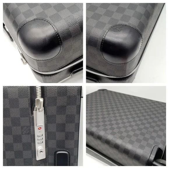 100% Authentic Louis Vuitton Horizon 55 Graphite Travel Luggage Bag - Picture 15 of 16